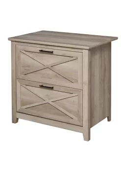 Best Pirce 🥰 HOMCOM Retro Wooden 2 Drawer Lateral File Chest Cabinet Pedestal for Document Storage with Hanging Bar for Letter/Legal Size White Oak 🎉 -HOMCOM Sales Store Belk 1053