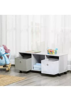 Best Pirce โจ HOMCOM Toy Chest Kids Mobile Cabinet Storage Organizer Children Display Shelf for Toys Clothes Books Bedroom with Wheels Drawers Grey ๐ 10 Best Pirce โจ HOMCOM Toy Chest Kids Mobile Cabinet Storage Organizer Children Display Shelf for Toys Clothes Books Bedroom with Wheels Drawers Grey ๐ -HOMCOM Sales Store Belk 1077