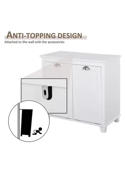 Best reviews of ๐ฅ HOMCOM Tilt Out Laundry Sorter Cabinet Bathroom Storage Organizer with Two Compartment Tilt Out Hamper White โ 10 Best reviews of ๐ฅ HOMCOM Tilt Out Laundry Sorter Cabinet Bathroom Storage Organizer with Two Compartment Tilt Out Hamper White โ -HOMCOM Sales Store Belk 1087