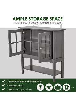 Cheap ๐ฅ HOMCOM Kitchen Credenza and Sideboard Buffet Storage Cabinet with 2 Glass Doors and Storage Shelves Grey ๐ฅฐ 10 Cheap ๐ฅ HOMCOM Kitchen Credenza and Sideboard Buffet Storage Cabinet with 2 Glass Doors and Storage Shelves Grey ๐ฅฐ -HOMCOM Sales Store Belk 1094