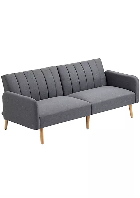 Top 10 ๐ HOMCOM Two Seater Sofa Bed Convertible Futon Couch Bed Linen Upholstered Loveseat with Adjustable Backrest for Small Spaces Living Room Apartment and Dorm Light Grey ๐ 4 Top 10 ๐ HOMCOM Two Seater Sofa Bed Convertible Futon Couch Bed Linen Upholstered Loveseat with Adjustable Backrest for Small Spaces Living Room Apartment and Dorm Light Grey ๐ - Image 2