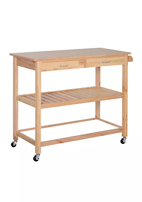 Best reviews of ๐ HOMCOM 42" Kitchen Trolley Cart Rolling Island Utility Serving Cart with 2 Drawers and 3 Tier Shelf Pine Wood ๐ 7 Best reviews of ๐ HOMCOM 42" Kitchen Trolley Cart Rolling Island Utility Serving Cart with 2 Drawers and 3 Tier Shelf Pine Wood ๐ - Image 5