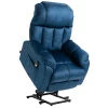 Discount 🌟 HOMCOM Power Lift Chair Electric Recliner for Elderly Compact Living Room Chair with Side Pocket and Remote Control Blue 🧨 1 Discount 🌟 HOMCOM Power Lift Chair Electric Recliner for Elderly Compact Living Room Chair with Side Pocket and Remote Control Blue 🧨 -HOMCOM Sales Store Belk 1136