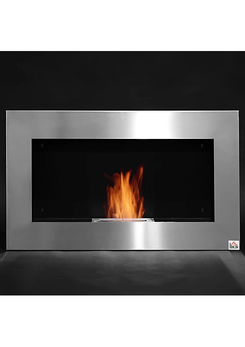 Cheap ๐ HOMCOM 35" Contemporary Wall Mounted Ventless Indoor Bio Ethanol Fireplace Stainless Steel ๐คฉ 6 Cheap ๐ HOMCOM 35" Contemporary Wall Mounted Ventless Indoor Bio Ethanol Fireplace Stainless Steel ๐คฉ - Image 4