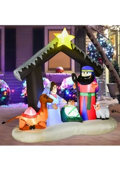 Best deal ⭐ HOMCOM 6ft ❄ Christmas Inflatable Nativity Scene Outdoor Blow Up Yard Decoration with LED Lights Display ⌛ 9 Best deal ⭐ HOMCOM 6ft ❄ Christmas Inflatable Nativity Scene Outdoor Blow Up Yard Decoration with LED Lights Display ⌛ -HOMCOM Sales Store Belk 119