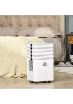 Deals 🎉 HOMCOM 129 sq.Ft Portable Quiet Dehumidifier for Home Laundry Room Bedroom Basement 25pt Electric Moisture Air De Humidifier with 3 Modes ⭐ -HOMCOM Sales Store Belk 1211