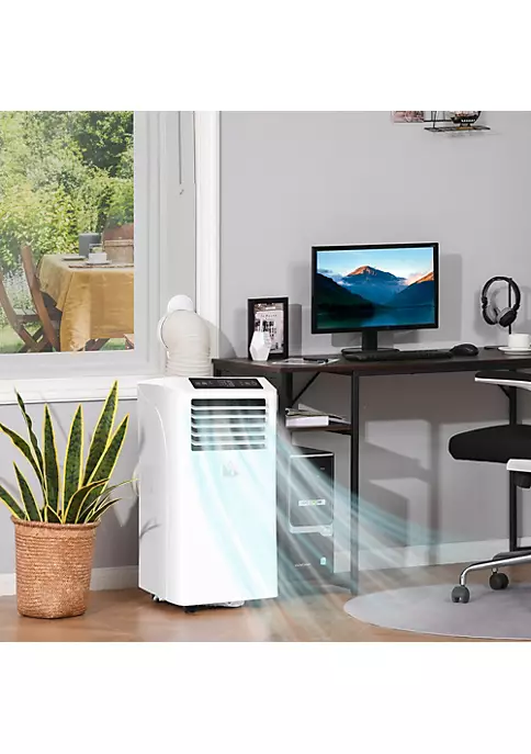 Deals ๐ฏ HOMCOM 8000 BTU Portable Mobile Air Conditioner Cooling Dehumidifying Ventilating with Remote Controller LED Display 2 Speed Fans 24 Hour Timer for Bedroom Living Room Office White ๐ 6 Deals ๐ฏ HOMCOM 8000 BTU Portable Mobile Air Conditioner Cooling Dehumidifying Ventilating with Remote Controller LED Display 2 Speed Fans 24 Hour Timer for Bedroom Living Room Office White ๐ - Image 4