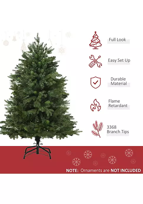Best deal ๐ HOMCOM 7' Tall Unlit Spruce Artificial ๐ Christmas Tree with Realistic Branches and 3368 Tips Green ๐ 6 Best deal ๐ HOMCOM 7' Tall Unlit Spruce Artificial ๐ Christmas Tree with Realistic Branches and 3368 Tips Green ๐ - Image 4