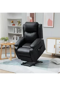 Flash Sale ๐ HOMCOM Living Room Power Lift Chair PU Leather Electric Recliner Sofa Chair for Elderly with Remote Control Black ๐ 10 Flash Sale ๐ HOMCOM Living Room Power Lift Chair PU Leather Electric Recliner Sofa Chair for Elderly with Remote Control Black ๐ -HOMCOM Sales Store Belk 1258