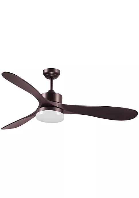 Hot Sale ๐ HOMCOM Reversible Indoor Ceiling Fan with Light Modern Mount LED Lighting Fan with Remote Controller for Bedroom Living Room Brown ๐ฅ 4 Hot Sale ๐ HOMCOM Reversible Indoor Ceiling Fan with Light Modern Mount LED Lighting Fan with Remote Controller for Bedroom Living Room Brown ๐ฅ - Image 2