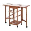Discount ๐ฅ HOMCOM 37" Modern Wooden Drop Leaf Kitchen Island Rolling Cart With Basket Storage ๐ 1 Discount ๐ฅ HOMCOM 37" Modern Wooden Drop Leaf Kitchen Island Rolling Cart With Basket Storage ๐ -HOMCOM Sales Store Belk 1275
