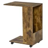 Outlet ๐ HOMCOM C Shaped Sofa Side Table Mobile End Table with Storage and Wheels for Living Room Bedroom Office Rustic Brown ๐ 2 Outlet ๐ HOMCOM C Shaped Sofa Side Table Mobile End Table with Storage and Wheels for Living Room Bedroom Office Rustic Brown ๐ -HOMCOM Sales Store Belk 1326