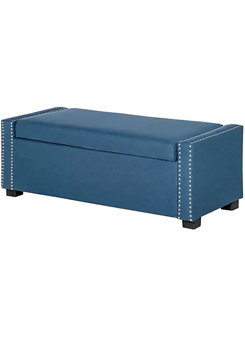 Wholesale ๐ฏ HOMCOM 15" Vintage Ottoman Tufted Foot Stool with Upholstered Seat Rustic Wood Legs Grey ๐ 4 Wholesale ๐ฏ HOMCOM 15" Vintage Ottoman Tufted Foot Stool with Upholstered Seat Rustic Wood Legs Grey ๐ - Image 2