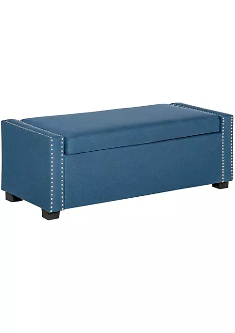 Wholesale ๐ฏ HOMCOM 15" Vintage Ottoman Tufted Foot Stool with Upholstered Seat Rustic Wood Legs Grey ๐ 7 Wholesale ๐ฏ HOMCOM 15" Vintage Ottoman Tufted Foot Stool with Upholstered Seat Rustic Wood Legs Grey ๐ - Image 5