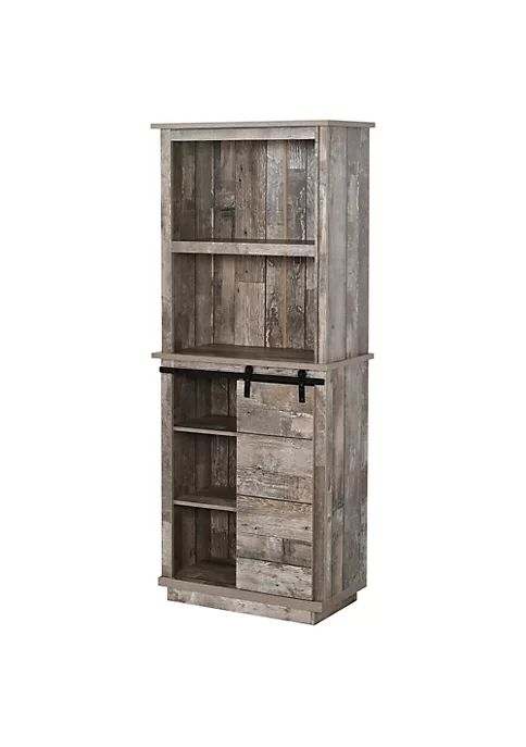 Cheap ๐งจ HOMCOM Freestanding Rustic Kitchen Buffet with Hutch Pantry Storage Cabinet with Sliding Barn Door Adjustable Shelf Vintage Wood ๐ฏ 3 Cheap ๐งจ HOMCOM Freestanding Rustic Kitchen Buffet with Hutch Pantry Storage Cabinet with Sliding Barn Door Adjustable Shelf Vintage Wood ๐ฏ