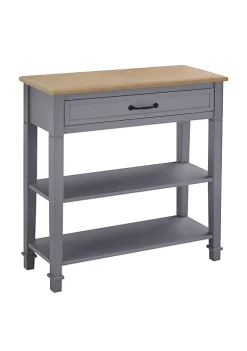 Budget ๐ HOMCOM Modern Style Sofa Console Entry Hallway Table with Multifunctional Design Sturdy Build and Large Storage Grey ๐