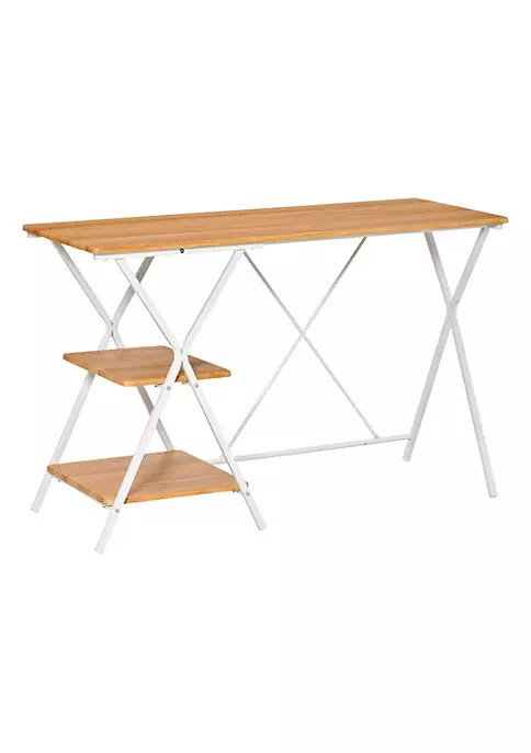 Best Pirce ๐ฅ HOMCOM Computer Desk with Shelves Wood Grain Writing Desk with 2 Tier Storage Shelves Home Office Desk Study Table Work Desk Corner Desk Natural ๐ 3 Best Pirce ๐ฅ HOMCOM Computer Desk with Shelves Wood Grain Writing Desk with 2 Tier Storage Shelves Home Office Desk Study Table Work Desk Corner Desk Natural ๐