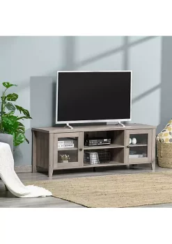 Discount โจ HOMCOM Modern TV Stand Entertainment Center with Shelves and Cabinets for Flatscreen TVs up to 60" Grey Wash ๐ฅฐ 10 Discount โจ HOMCOM Modern TV Stand Entertainment Center with Shelves and Cabinets for Flatscreen TVs up to 60" Grey Wash ๐ฅฐ -HOMCOM Sales Store Belk 1429
