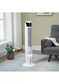 Best Pirce 👏 HOMCOM Ice Cooling Tower Fan Water Conditioner Evaporative Air Cooler Unit with 4 Modes 3 Speed Remote Control Timer Oscillating for Home Bedroom White ❤️ -HOMCOM Sales Store Belk 1437