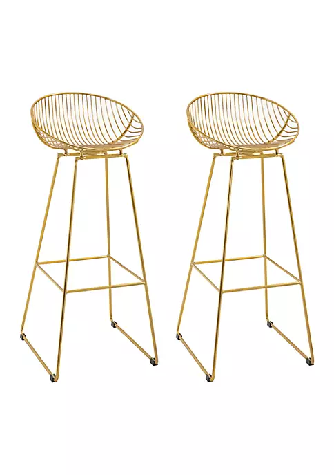 New โค๏ธ HOMCOM Modern Bar Stools Set of 2 Bar Height Barstools 29" Seat Height Bar Chairs for Kitchen Pub with Backrest and Footrest Steel Frame Gold ๐ฏ 7 New โค๏ธ HOMCOM Modern Bar Stools Set of 2 Bar Height Barstools 29" Seat Height Bar Chairs for Kitchen Pub with Backrest and Footrest Steel Frame Gold ๐ฏ - Image 5