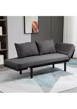 Wholesale 💯 HOMCOM Single Person Chaise Lounger Modern Sofa Bed with 5 Adjustable Positions 2 Large Pillows and Birch Legs Charcoal Grey ⭐ 9 Wholesale 💯 HOMCOM Single Person Chaise Lounger Modern Sofa Bed with 5 Adjustable Positions 2 Large Pillows and Birch Legs Charcoal Grey ⭐ -HOMCOM Sales Store Belk 1500