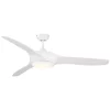 Best reviews of 👍 HOMCOM Reversible Indoor Ceiling Fan with Light Modern Mount LED Lighting Fan with Remote Controller for Bedroom Living Room White ✨ -HOMCOM Sales Store Belk 1528