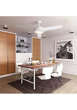 Best reviews of 👍 HOMCOM Reversible Indoor Ceiling Fan with Light Modern Mount LED Lighting Fan with Remote Controller for Bedroom Living Room White ✨ -HOMCOM Sales Store Belk 1531