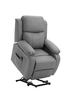 Promo โ HOMCOM Living Room Power Lift Chair PU Leather Electric Recliner Sofa Chair for Elderly with Remote Control Grey ๐ฅ 11 Promo โ HOMCOM Living Room Power Lift Chair PU Leather Electric Recliner Sofa Chair for Elderly with Remote Control Grey ๐ฅ -HOMCOM Sales Store Belk 1580