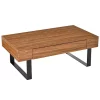 Best Pirce ๐คฉ HOMCOM Industrial Coffee Table with Storage Drawer Metal Sled Designed Legs and Wood Grain Surface Walnut ๐ 1 Best Pirce ๐คฉ HOMCOM Industrial Coffee Table with Storage Drawer Metal Sled Designed Legs and Wood Grain Surface Walnut ๐ -HOMCOM Sales Store Belk 1606