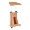 Cheapest ๐ HOMCOM Sit to Stand Mobile Laptop Cart with drawer Height Adjustable Rolling Podium Desk Stand with Swivel Top and Storage Beech Wood ๐ฅ 1 Cheapest ๐ HOMCOM Sit to Stand Mobile Laptop Cart with drawer Height Adjustable Rolling Podium Desk Stand with Swivel Top and Storage Beech Wood ๐ฅ -HOMCOM Sales Store Belk 1641