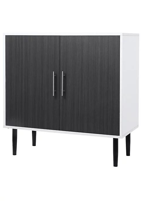 Cheap โค๏ธ HOMCOM 2 Door Storage Cabinet with Adjustable Shelf Free Standing Accent Sideboard and Buffet for Kitchen Dining Room Hallway Grey ๐ 4 Cheap โค๏ธ HOMCOM 2 Door Storage Cabinet with Adjustable Shelf Free Standing Accent Sideboard and Buffet for Kitchen Dining Room Hallway Grey ๐ - Image 2