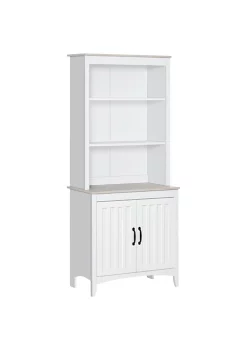 Discount ⌛ HOMCOM 70" Kitchen Buffet Hutch with 3 tier Shelving Double door Storage Pantry Cabinet Sideboard with Adjustable Shelves Microwave Oven Countertop White ✨ 9 Discount ⌛ HOMCOM 70" Kitchen Buffet Hutch with 3 tier Shelving Double door Storage Pantry Cabinet Sideboard with Adjustable Shelves Microwave Oven Countertop White ✨ -HOMCOM Sales Store Belk 1764