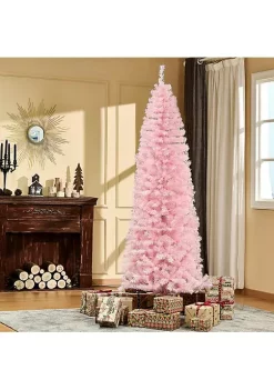 Budget โญ HOMCOM 7ft Tall Unlit Slim Douglas Fir Artificial ๐ Christmas Tree with Realistic Branches with 818 Tips Pink ๐ 9 Budget โญ HOMCOM 7ft Tall Unlit Slim Douglas Fir Artificial ๐ Christmas Tree with Realistic Branches with 818 Tips Pink ๐ -HOMCOM Sales Store Belk 177