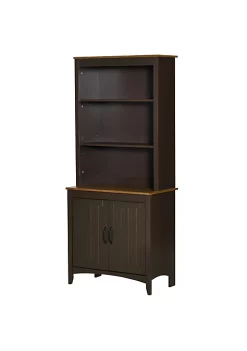 Discount 😉 HOMCOM 70" Kitchen Buffet Hutch with 3 tier Shelving Double door Storage Pantry Cabinet Sideboard with Adjustable Shelves Microwave Oven Countertop Coffee 😉 -HOMCOM Sales Store Belk 1772