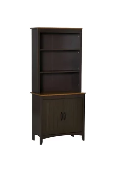 Discount 😉 HOMCOM 70" Kitchen Buffet Hutch with 3 tier Shelving Double door Storage Pantry Cabinet Sideboard with Adjustable Shelves Microwave Oven Countertop Coffee 😉 -HOMCOM Sales Store Belk 1774