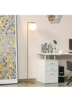 Brand new 🔥 HOMCOM Metal Floor Lamp Standing Light with 350 degree Adjustable Lampshade for Living Room Bedroom Office Gold 😉 -HOMCOM Sales Store Belk 1815