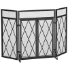 Cheap ๐ HOMCOM 3 Panel Folding Fireplace Screen for Wood Burning with Double Doors Home Heavy Duty Steel Fire Spark Guard 47.25" x 31" Black ๐ 1 Cheap ๐ HOMCOM 3 Panel Folding Fireplace Screen for Wood Burning with Double Doors Home Heavy Duty Steel Fire Spark Guard 47.25" x 31" Black ๐ -HOMCOM Sales Store Belk 1823