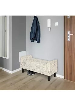 Outlet ๐ฅ HOMCOM 41" Ottoman Bench Modern Linen Armed Entryway Bench Signature Print with Cream White Parchment Background โจ 10 Outlet ๐ฅ HOMCOM 41" Ottoman Bench Modern Linen Armed Entryway Bench Signature Print with Cream White Parchment Background โจ -HOMCOM Sales Store Belk 1907