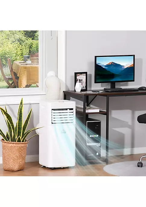 New ๐คฉ HOMCOM 7000 BTU Portable Mobile Air Conditioner for Cooling Dehumidifying and Ventilating with Remote Control White ๐ฅฐ 4 New ๐คฉ HOMCOM 7000 BTU Portable Mobile Air Conditioner for Cooling Dehumidifying and Ventilating with Remote Control White ๐ฅฐ - Image 2