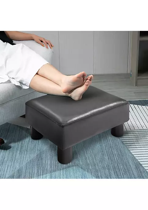 Brand new ๐ HOMCOM Modern Faux Leather Upholstered Rectangular Ottoman Footrest with Red Foam Seat and Plastic Legs Red โญ 6 Brand new ๐ HOMCOM Modern Faux Leather Upholstered Rectangular Ottoman Footrest with Red Foam Seat and Plastic Legs Red โญ - Image 4