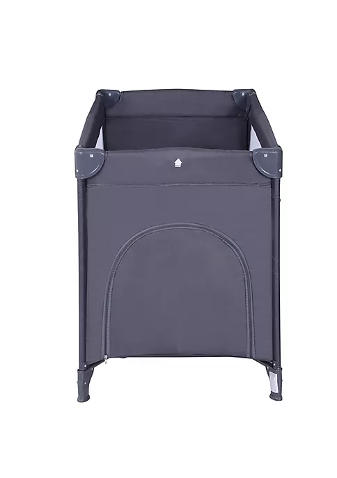 Wholesale 🌟 HOMCOM Portable Fold Up Baby Travel Crib Playard Playpen with Wheels and Mattress Pad Dark Grey 🎉 5 Wholesale 🌟 HOMCOM Portable Fold Up Baby Travel Crib Playard Playpen with Wheels and Mattress Pad Dark Grey 🎉 - Image 3