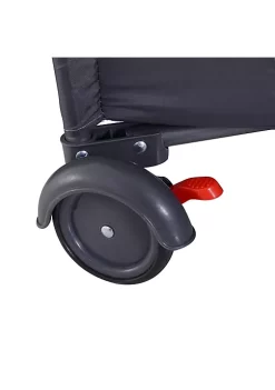 Wholesale 🌟 HOMCOM Portable Fold Up Baby Travel Crib Playard Playpen with Wheels and Mattress Pad Dark Grey 🎉 10 Wholesale 🌟 HOMCOM Portable Fold Up Baby Travel Crib Playard Playpen with Wheels and Mattress Pad Dark Grey 🎉 -HOMCOM Sales Store Belk 1947