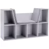 Best reviews of 💯 HOMCOM Toy Chest Kids Cabinet Storage Organizer Children Display Shelf for Toys Clothes Books Bedroom Grey 🤩 -HOMCOM Sales Store Belk 2004