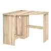 Budget 🧨 HOMCOM Corner Computer Desk with Storage Shelf Writing Table Study Workstation for Home Office Natural 👍
