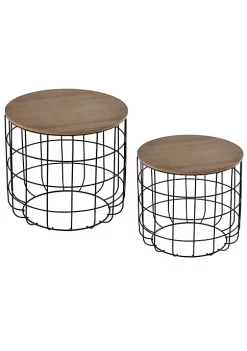 Brand new ⌛ HOMCOM 2 Piece Tea Table Set with a Retro Industrial Style Extra Storage Space Underneath and Multipurpose Use ✔️ 11 Brand new ⌛ HOMCOM 2 Piece Tea Table Set with a Retro Industrial Style Extra Storage Space Underneath and Multipurpose Use ✔️ -HOMCOM Sales Store Belk 2073