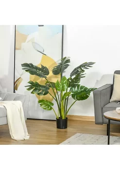 Best reviews of 😍 HOMCOM 3FT Artificial Monstera Faux Decorative Plant in Nursery Pot for Indoor Outdoor Décor 🛒 -HOMCOM Sales Store Belk 2101