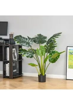 Best reviews of 😍 HOMCOM 3FT Artificial Monstera Faux Decorative Plant in Nursery Pot for Indoor Outdoor Décor 🛒 -HOMCOM Sales Store Belk 2102