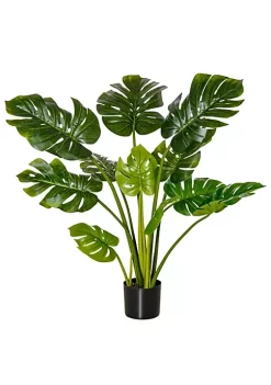 Best reviews of 😍 HOMCOM 3FT Artificial Monstera Faux Decorative Plant in Nursery Pot for Indoor Outdoor Décor 🛒 -HOMCOM Sales Store Belk 2103