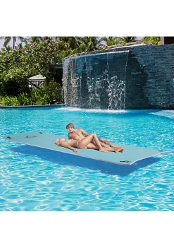 Deals 💯 HOMCOM 16’ x 5’ Foam Floating Water Pad Swim Mat Blue/White/Red ⭐ -HOMCOM Sales Store Belk 2203