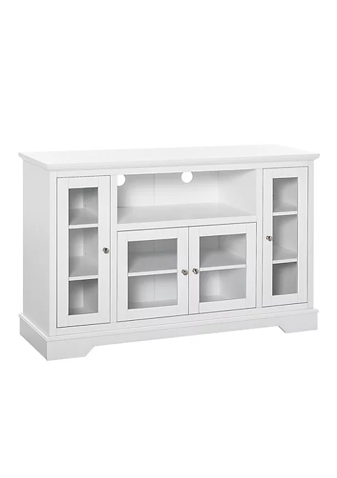 Best Pirce ✔️ HOMCOM Modern Sideboard Glass Door Storage Cabinet Console Table Buffet Server for Living Room Kitchen White ⭐ 3 Best Pirce ✔️ HOMCOM Modern Sideboard Glass Door Storage Cabinet Console Table Buffet Server for Living Room Kitchen White ⭐